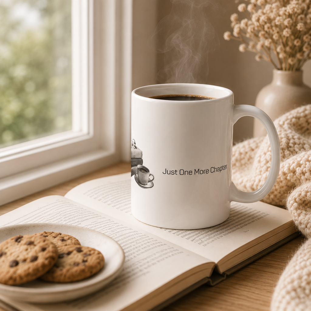Keramisk Kaffekopp | Just One More Chapter Mug