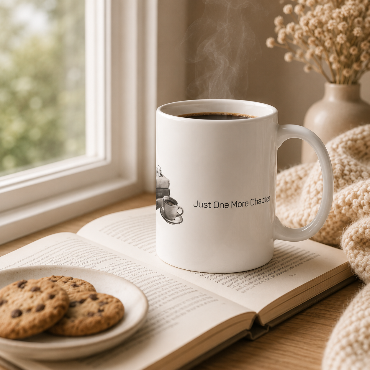 Keramisk Kaffekopp | Just One More Chapter Mug