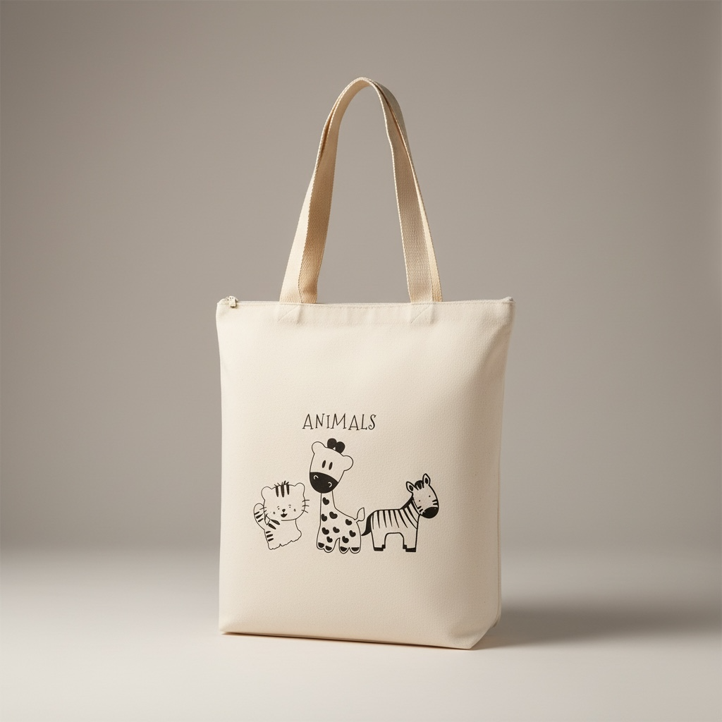 Tøynett, Animals Bag, Hvit